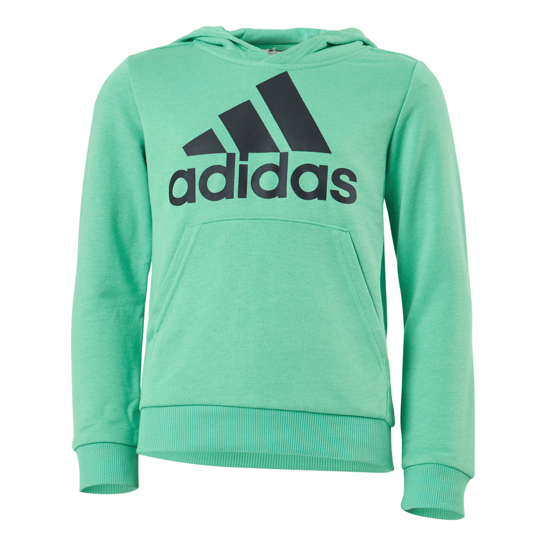 Adidas Boys Essentials Big Logo Hoodie Semi Screaming Green / Black