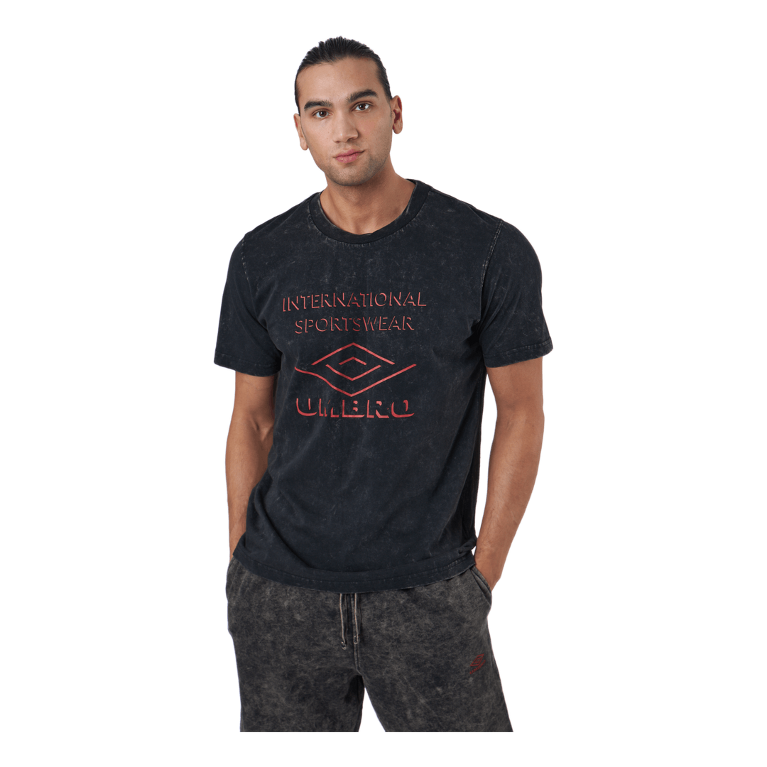 Umbro Large Logo Tee Black Sportamore