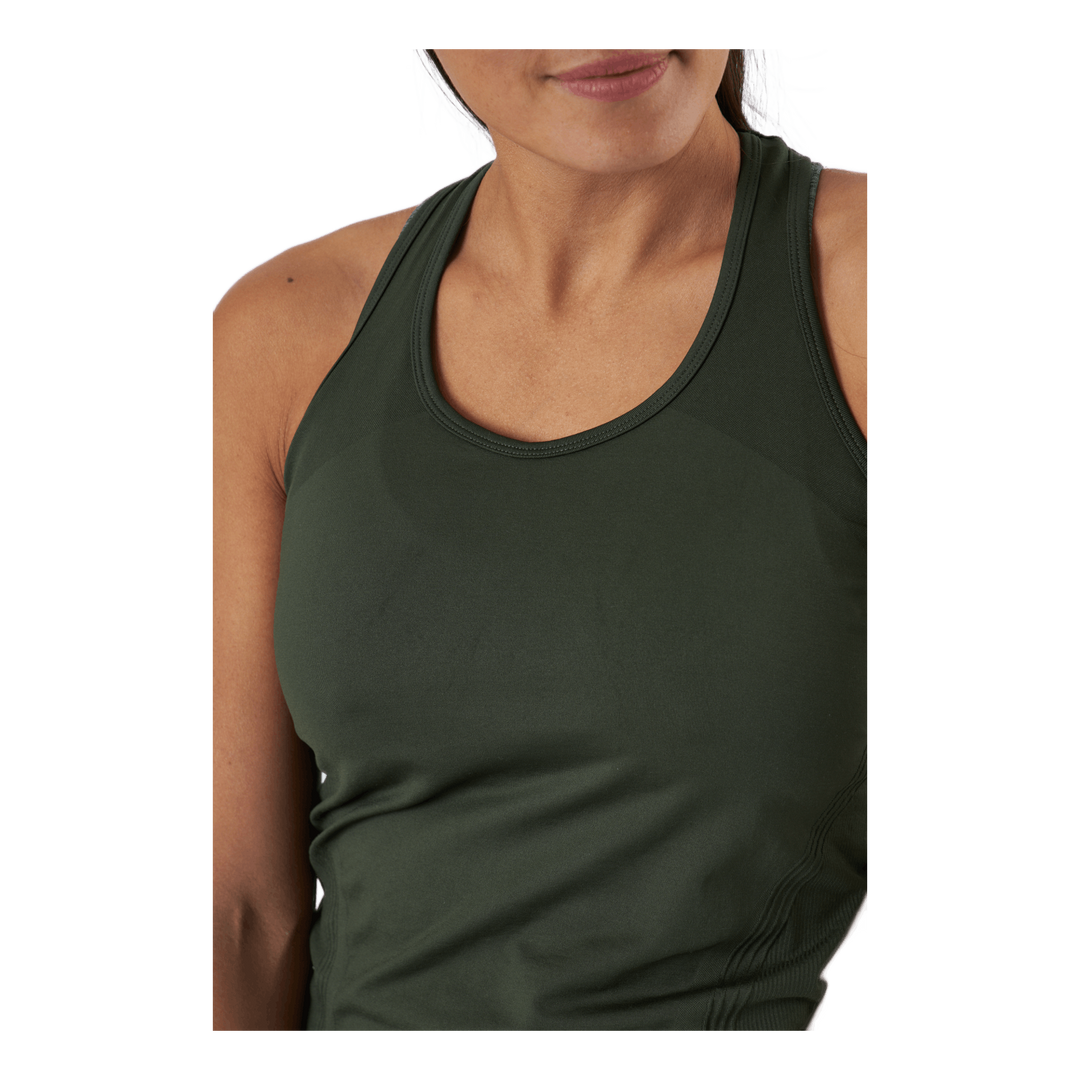 Hatha Seamless Tank Top Green