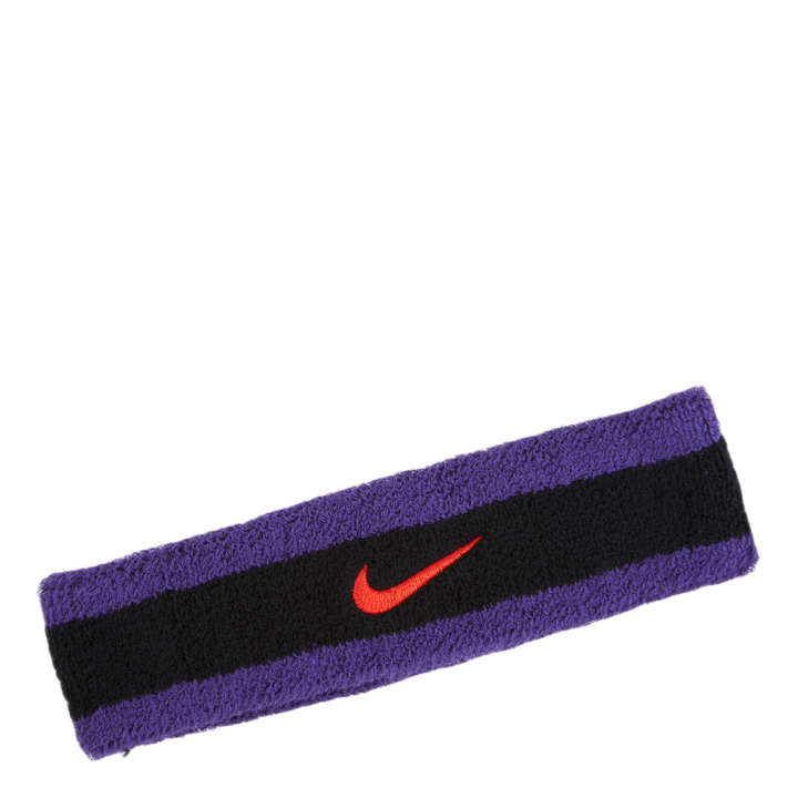 Nike Swoosh Headband Black/court Purple/chile Red