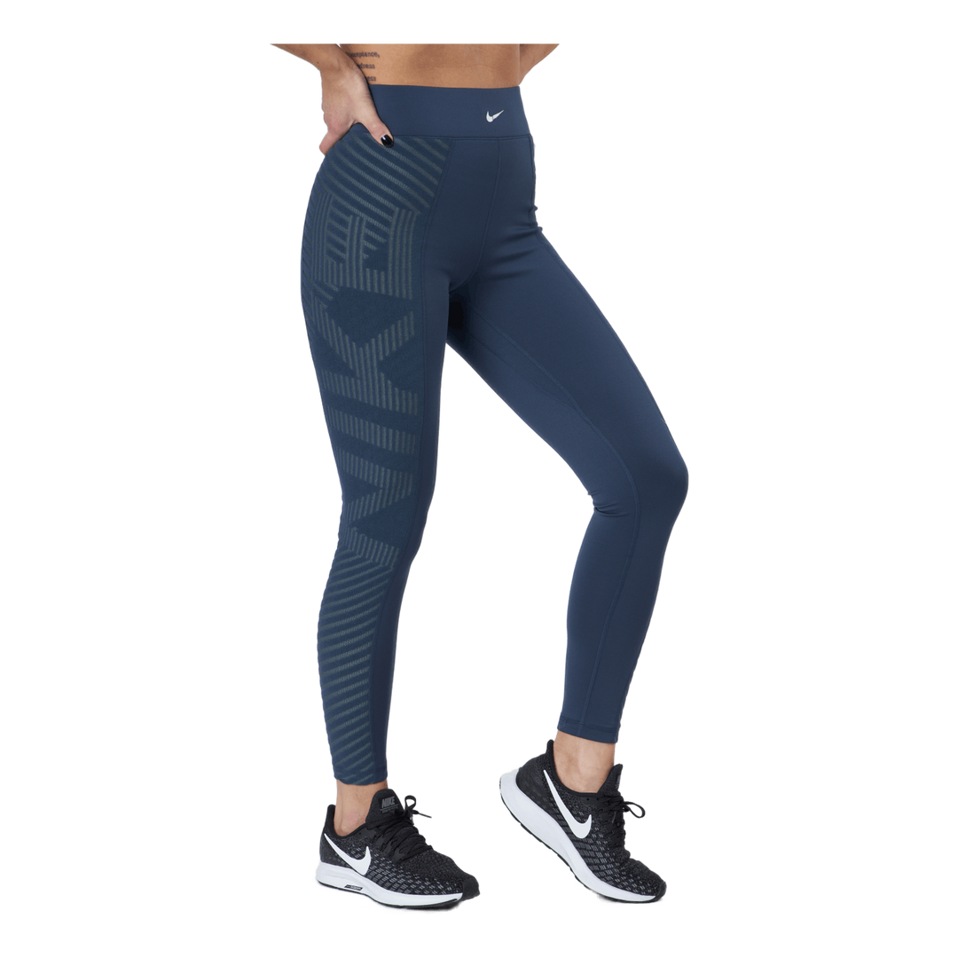Nike Pro Therma fit Adv Women s Hig Thunder Blue metallic Silver