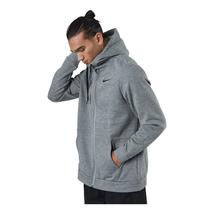 Therma Men's Full-zip Training Dk Grey Heather/black