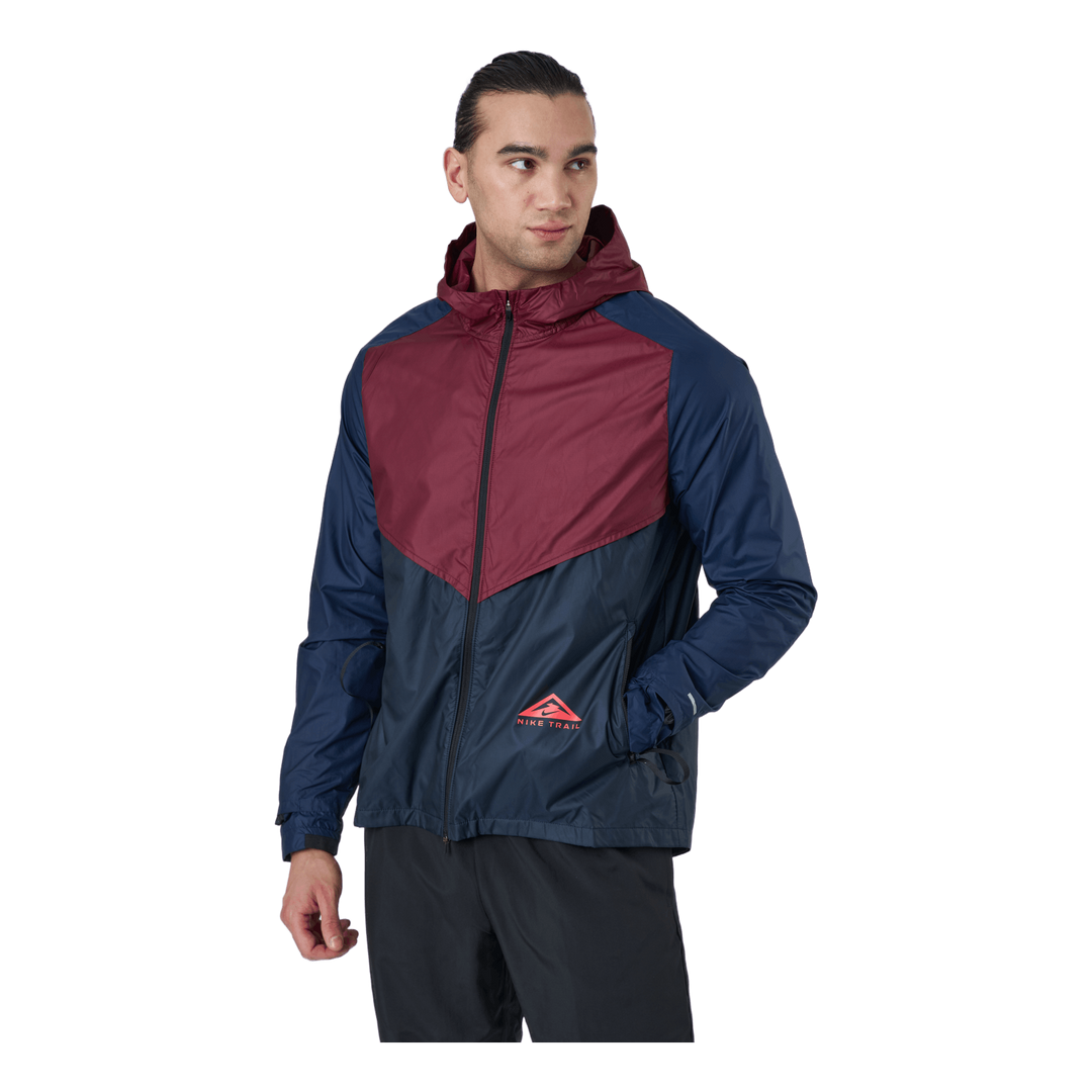 Nike windrunner jacket sales obsidian & university red