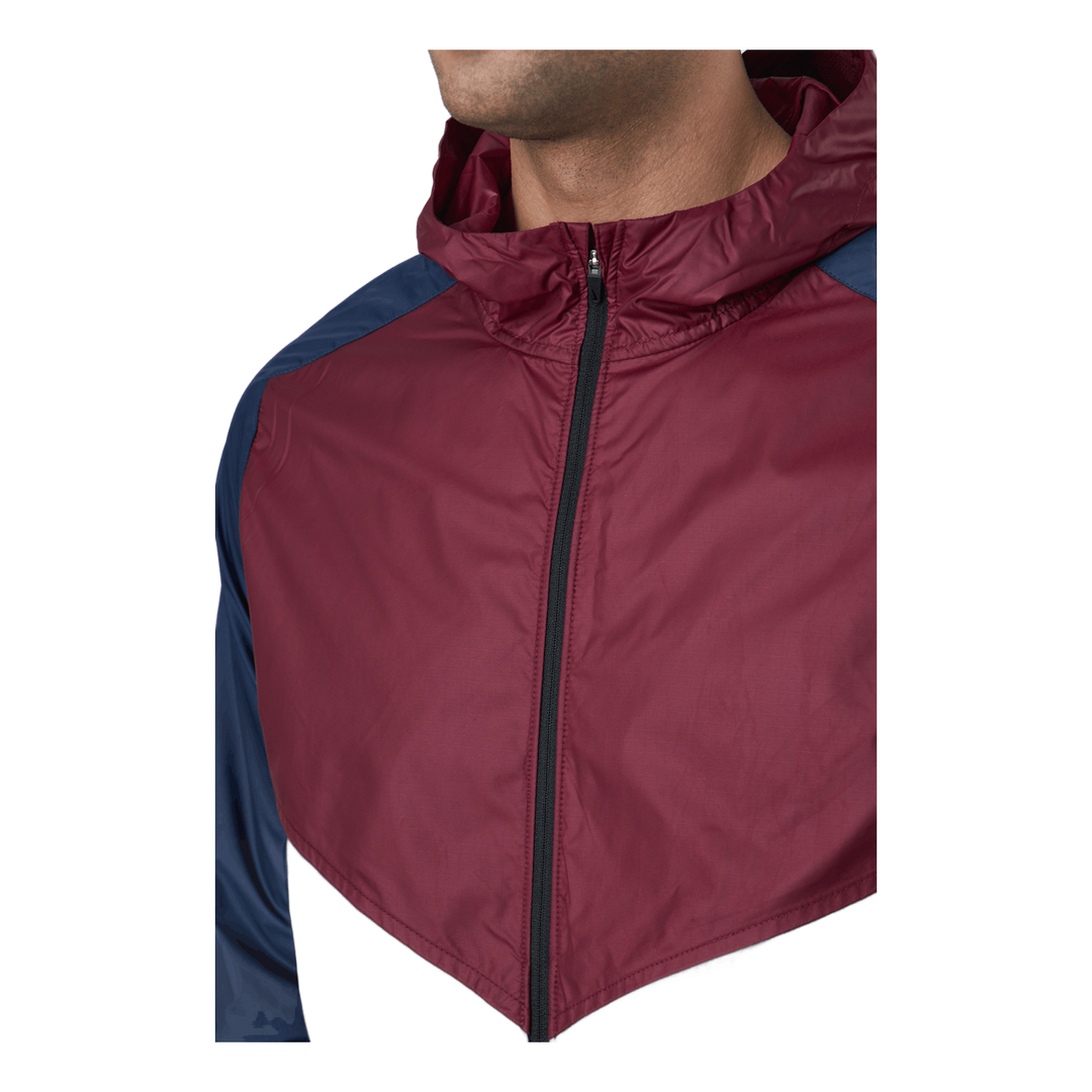 Nike windrunner jacket 2025 obsidian & university red