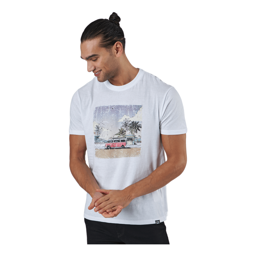 Rebel M Shortsleeve Tee White