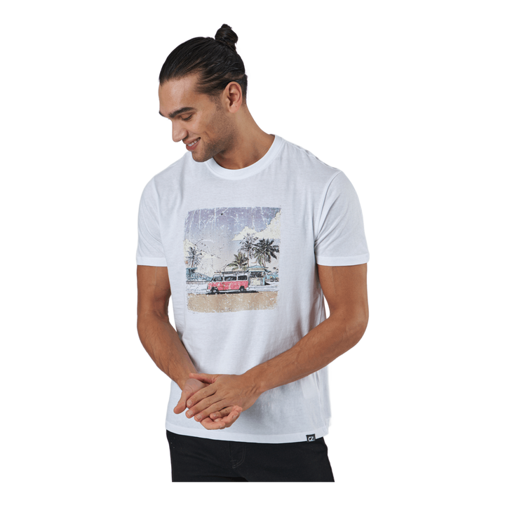 Rebel M Shortsleeve Tee White