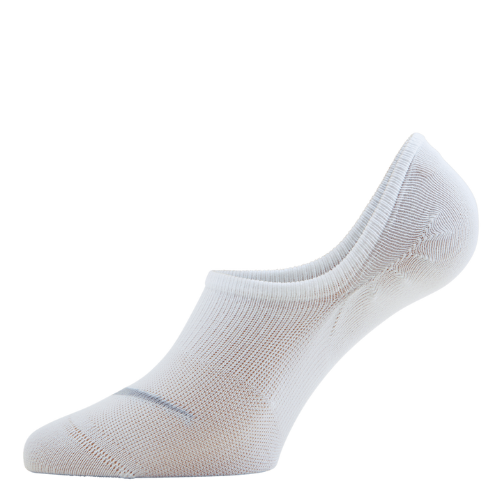 Everyday Plus Lightweight Women's Training Footie Socks (3 Pairs) WHITE/WOLF GREY