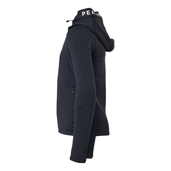 Junior Rider Zip Hood Black