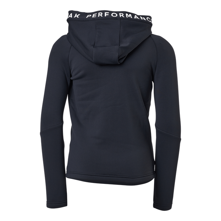 Junior Rider Zip Hood Black