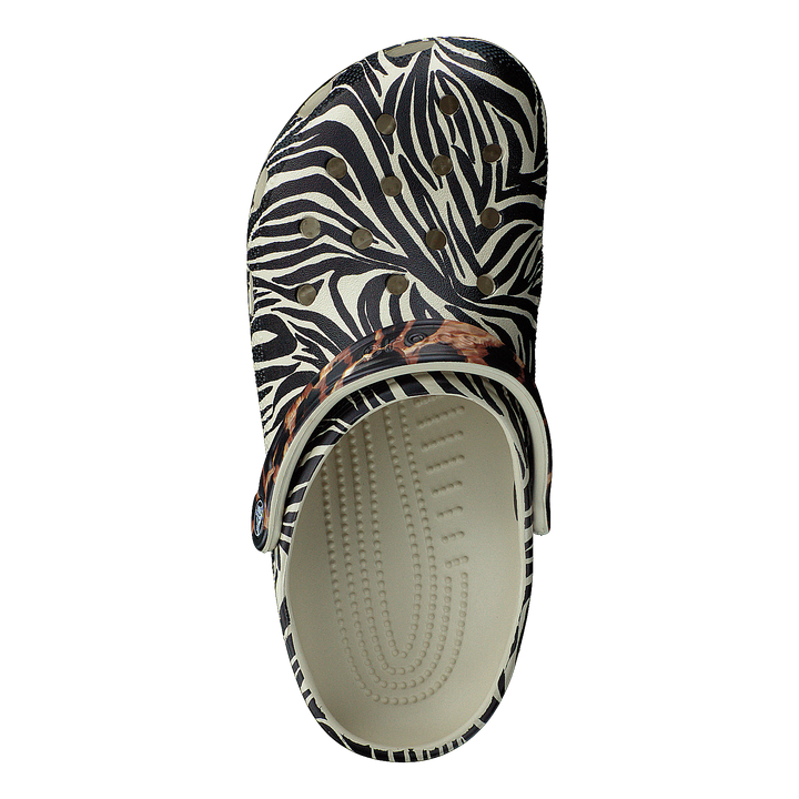 Classic Animal Remix Clog Bone/multi Animal