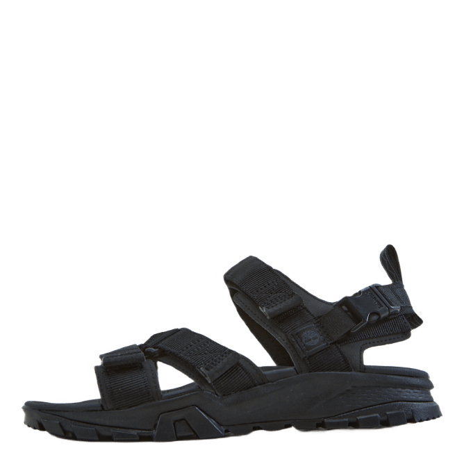 Garrison Trail Webbing Sandal Jet Black