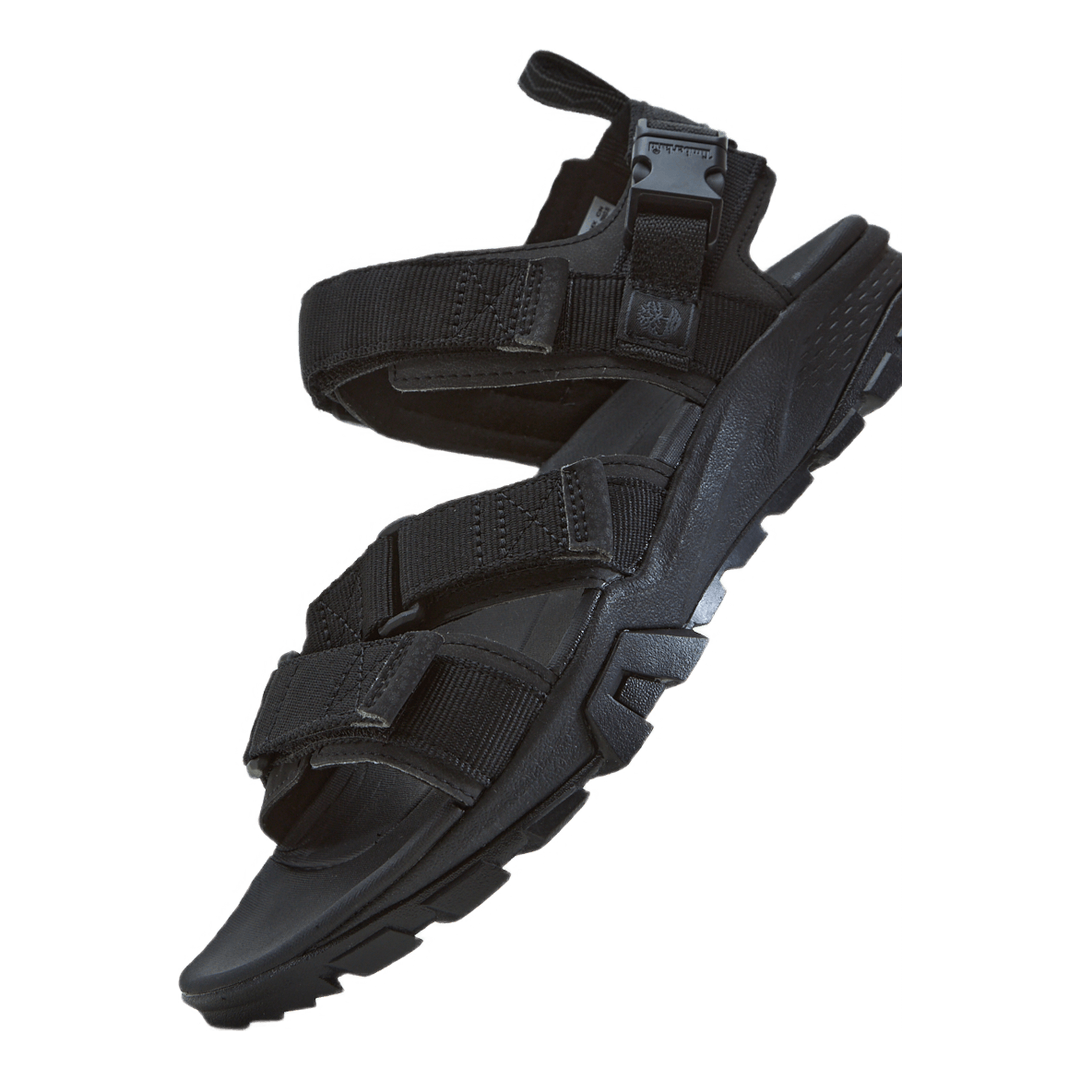 Garrison Trail Webbing Sandal Jet Black