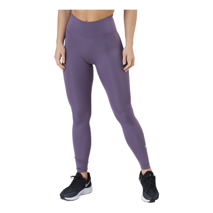 Nike Dri-fit One Women's Mid-r Amethyst Smoke/white