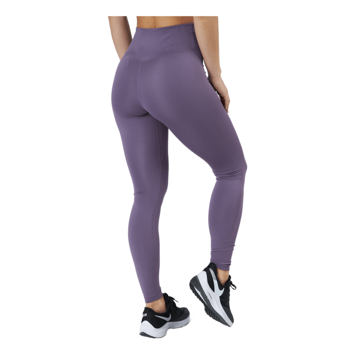 Nike Dri-fit One Women's Mid-r Amethyst Smoke/white