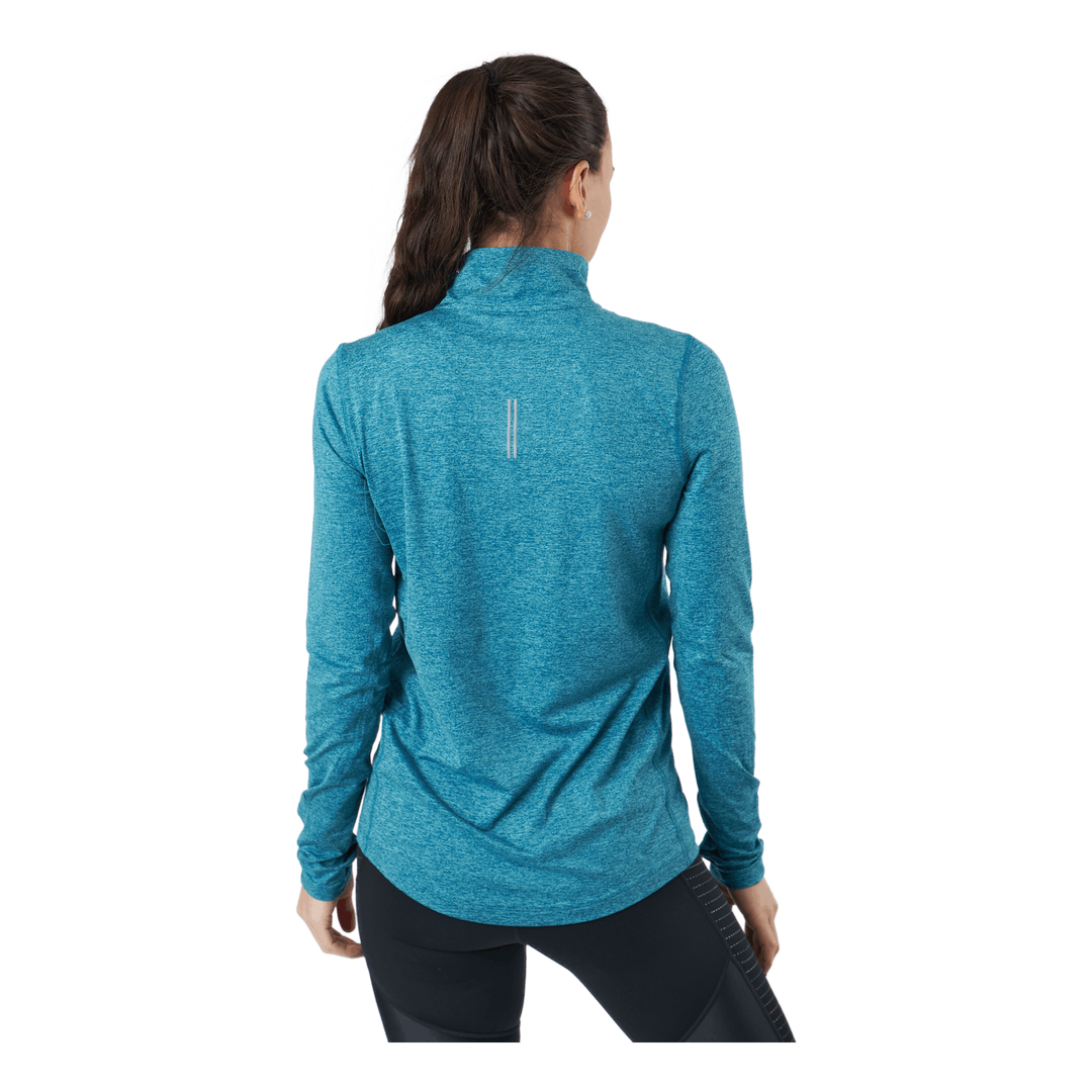 Nike Element Women's 1/2-zip R Marina/washed Teal/htr/reflect