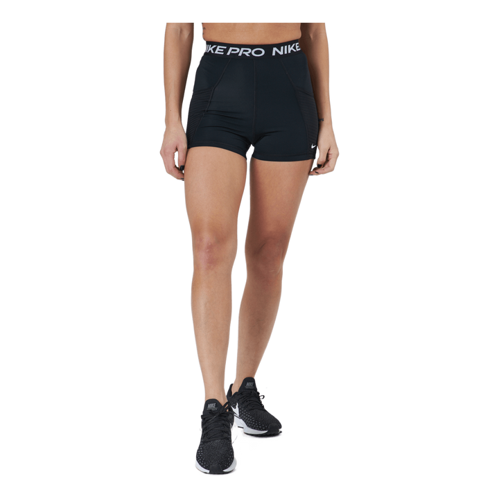 Nike Pro Dri-fit Women's 3" Hi Black/white