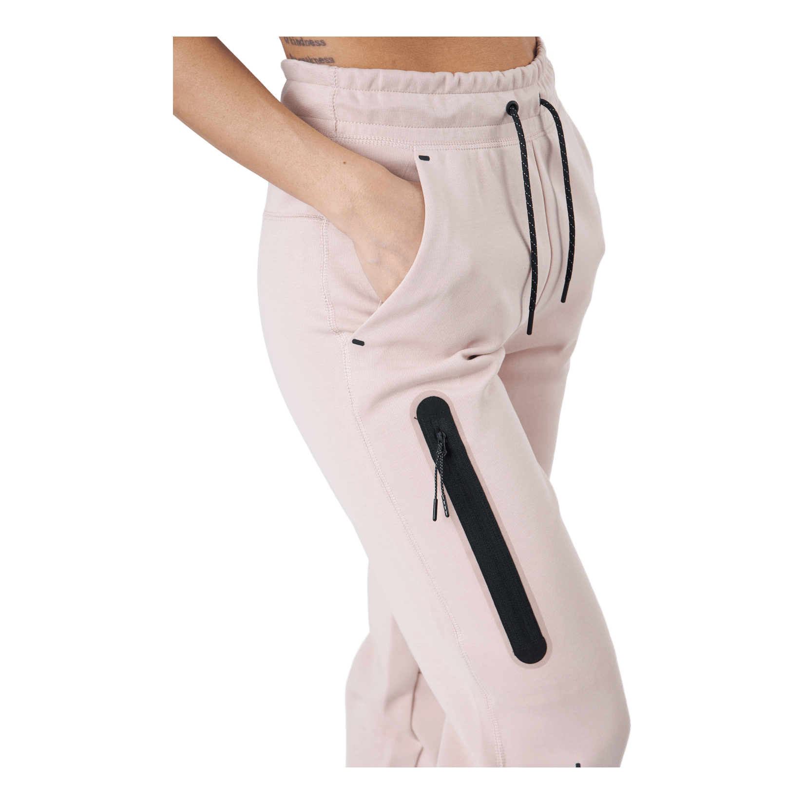 pink oxford nike tech pants