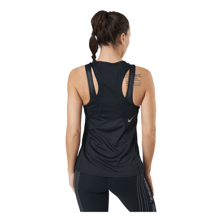 Dri-FIT Race Women's Running Singlet BLACK/REFLECTIVE SILV