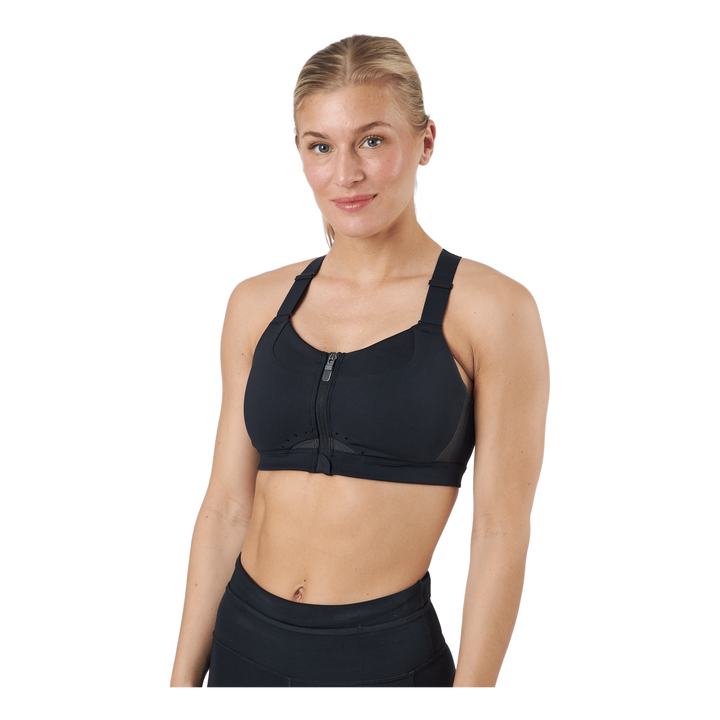 Dri-FIT Alpha Women's High-Support Padded Zip-Front Sports Bra BLACK/BLACK/DK SMOKE GREY/DK SMOKE GREY