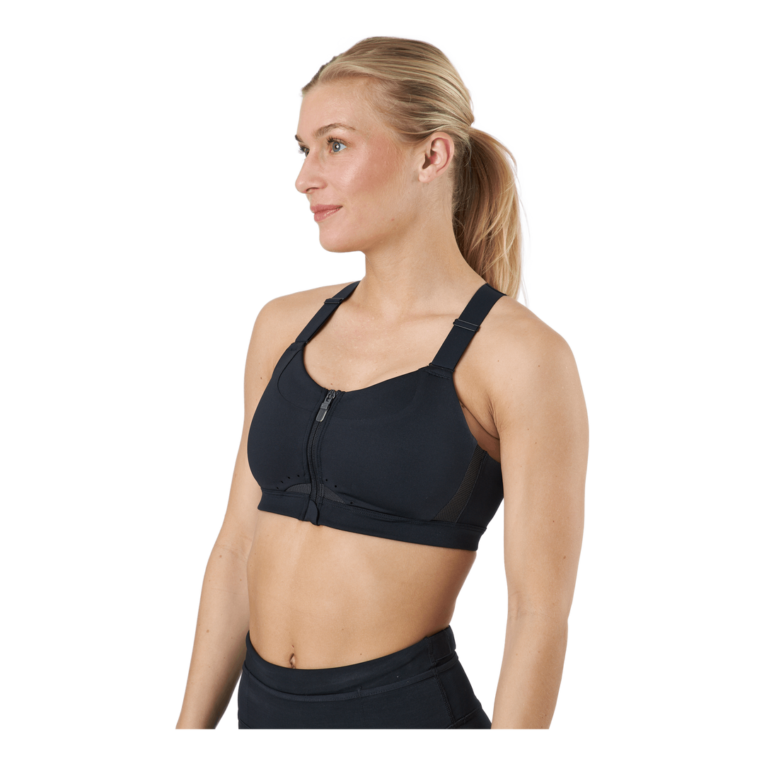 Dri-FIT Alpha Women's High-Support Padded Zip-Front Sports Bra BLACK/BLACK/DK SMOKE GREY/DK SMOKE GREY