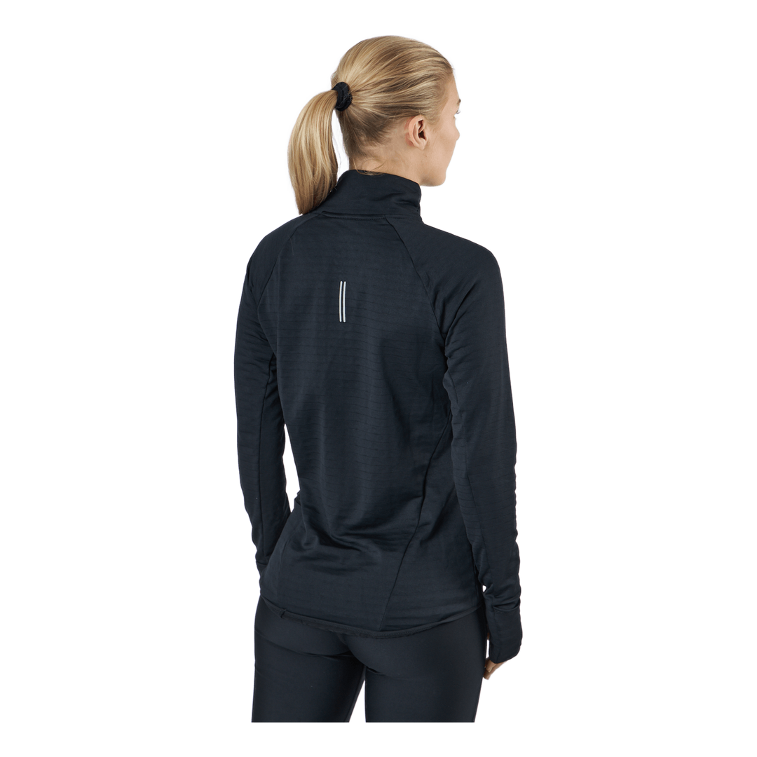 Therma-FIT Element Women's 1/2-Zip Running Top BLACK/REFLECTIVE SILV