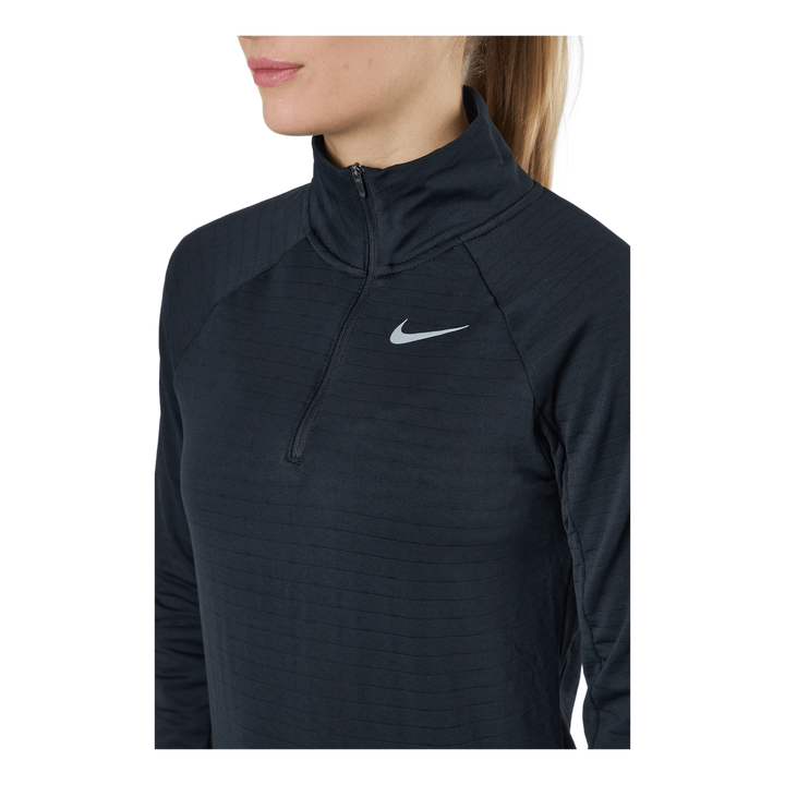 Therma-FIT Element Women's 1/2-Zip Running Top BLACK/REFLECTIVE SILV