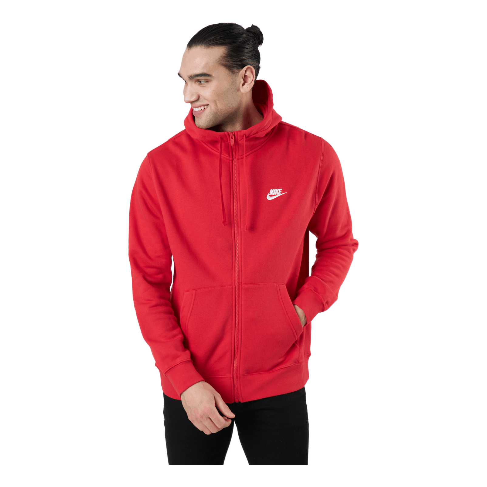 Nike Sportswear Club Fleece Men s Full Zip Hoodie UNIVERSITY RED