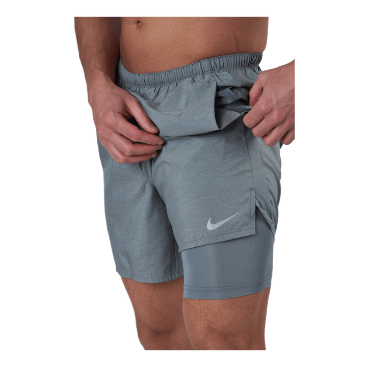 Nike Challenger Men's 2-in-1 R Smoke Grey/htr/reflective Silv