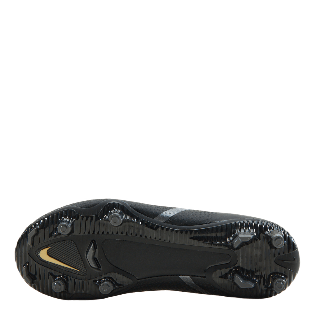 Nike Junior. Phantom Gt2 Academy F Black/mtlc Dark Grey-metallic