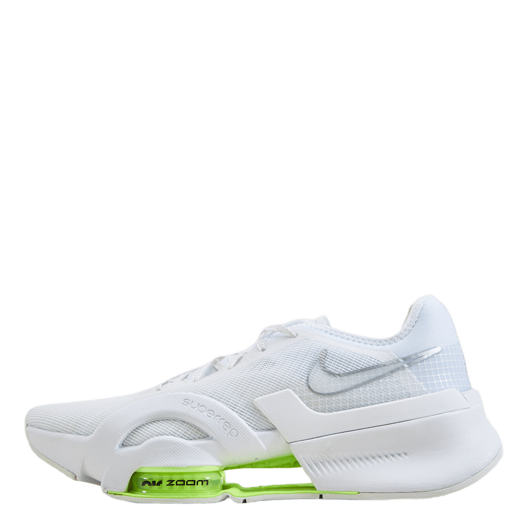 Nike Air Zoom Superrep 3 Men's White/metallic Silver-volt-bla