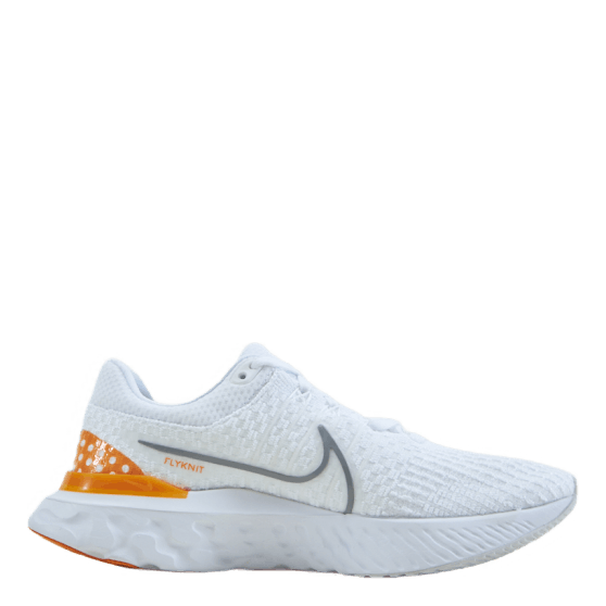 Nike React Infinity Run Flykni White/particle Grey-kumquat-ph