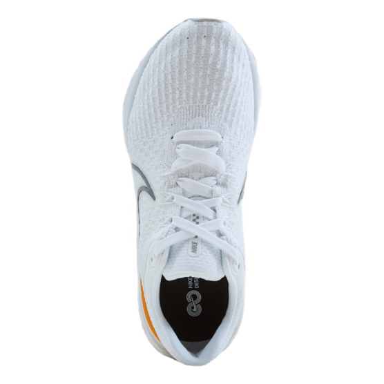 Nike React Infinity Run Flykni White/particle Grey-kumquat-ph