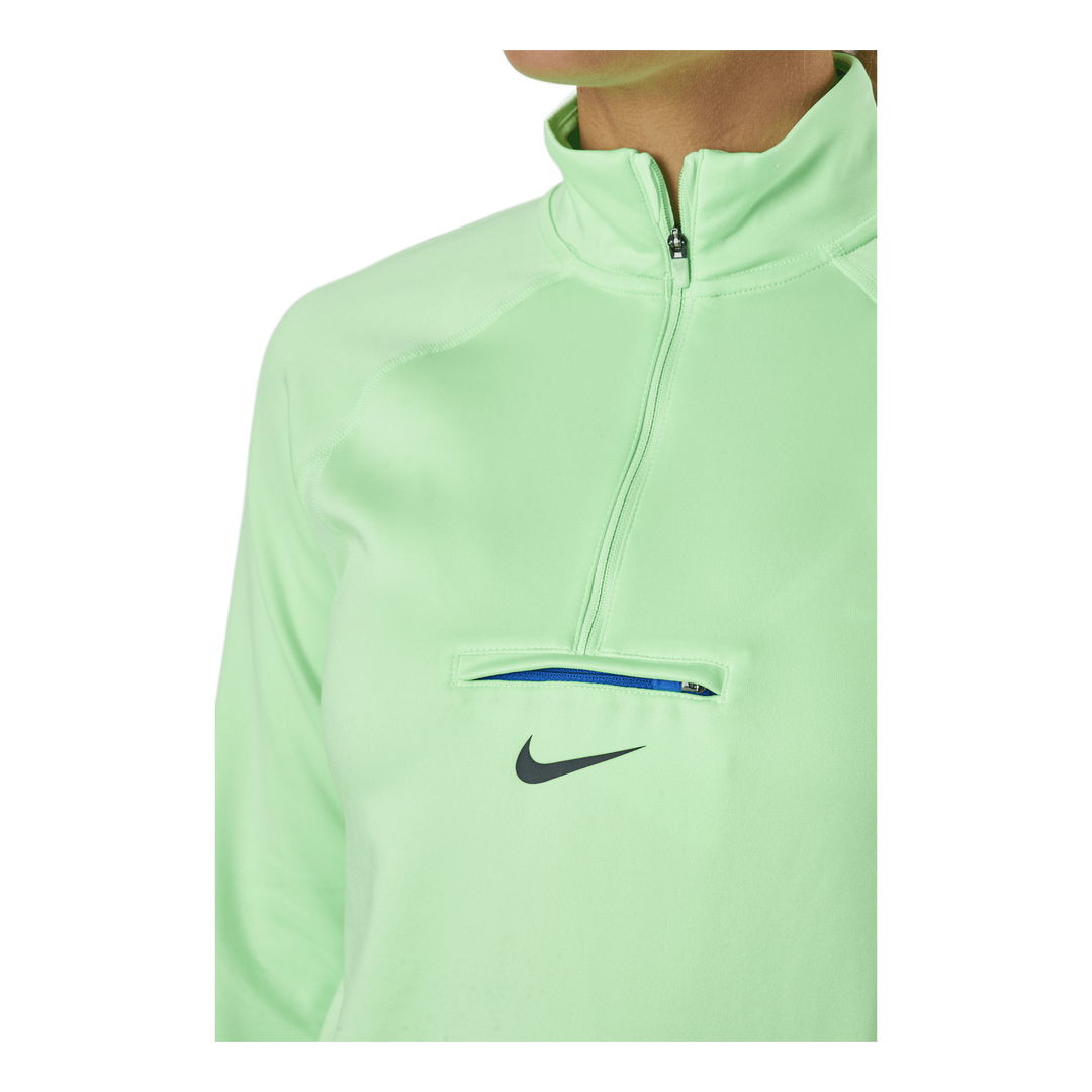 Nike Dri-fit Element Women's T Lime Glow/hyper Royal/black