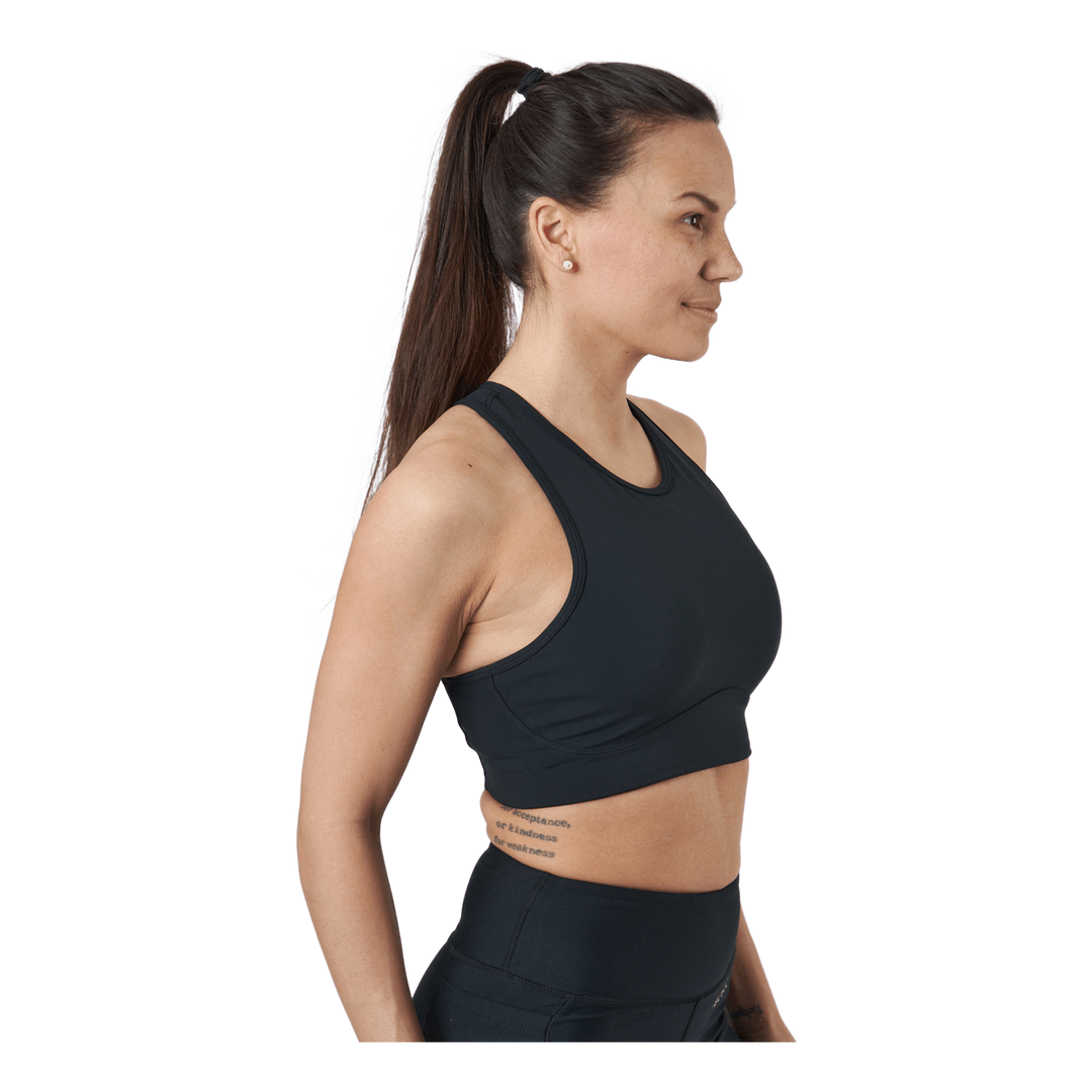 Fixed High Support Bra Black