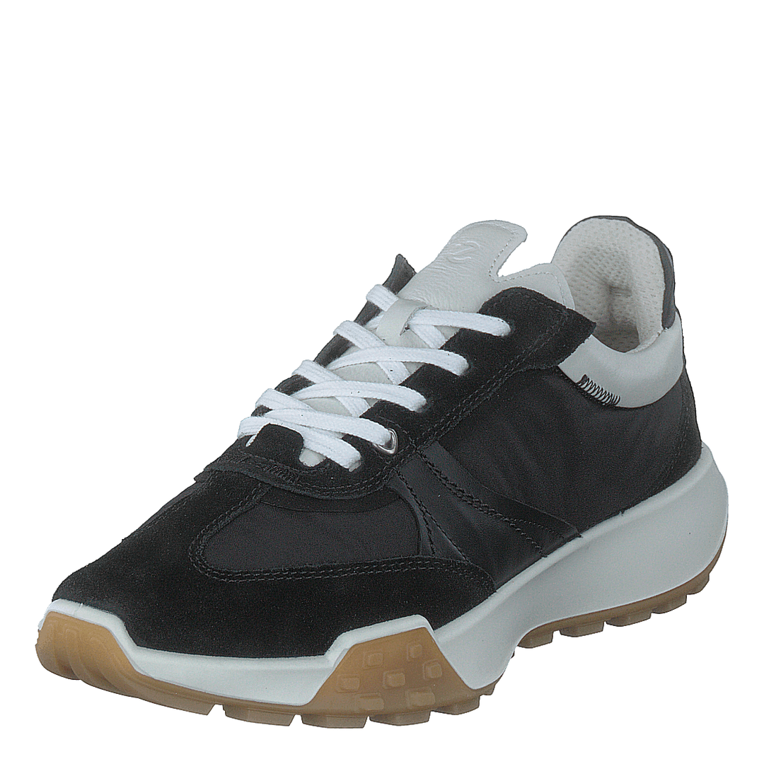 Ecco Retro Sneaker W Black/black/black/white