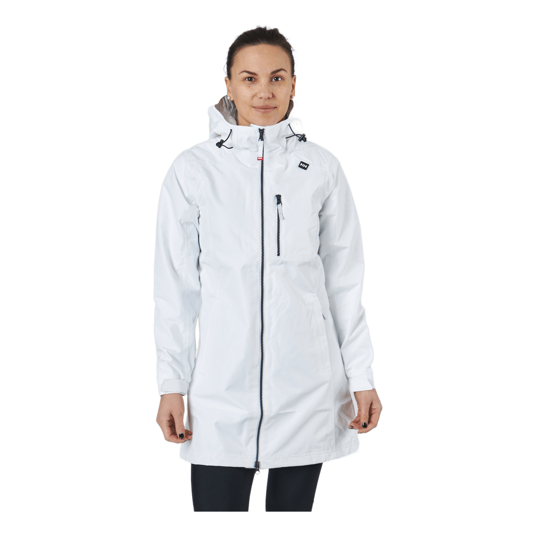 Helly Hansen W Long Belfast Jacket 002 White Sportamore