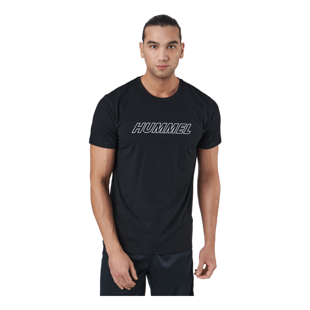 Hmlte Callum Cotton T-shirt Black