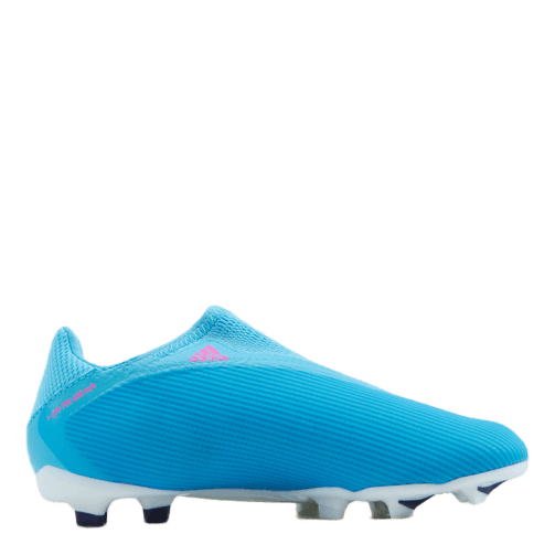 X Speedflow.3 Laceless Firm Ground Boots Sky Rush / Team Shock Pink / Cloud White