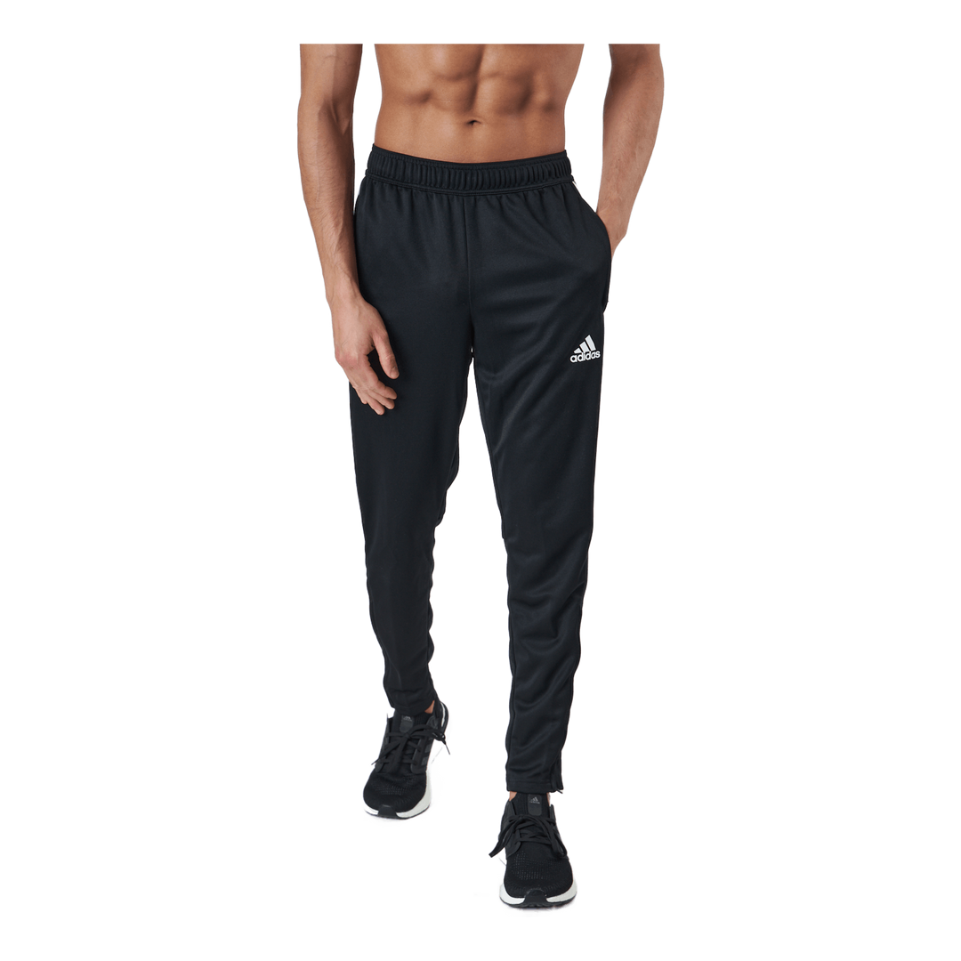 adidas AEROREADY Sereno Slim Tapered Cut 3 Stripes Pants Black Sportamore