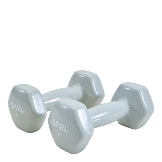 Spri Dumbbells Vinyl 1,8kg/4lb Grey