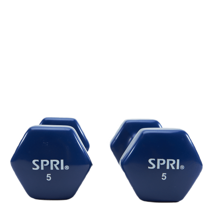 Spri Dumbbells Vinyl 2,3kg/5lb Blue