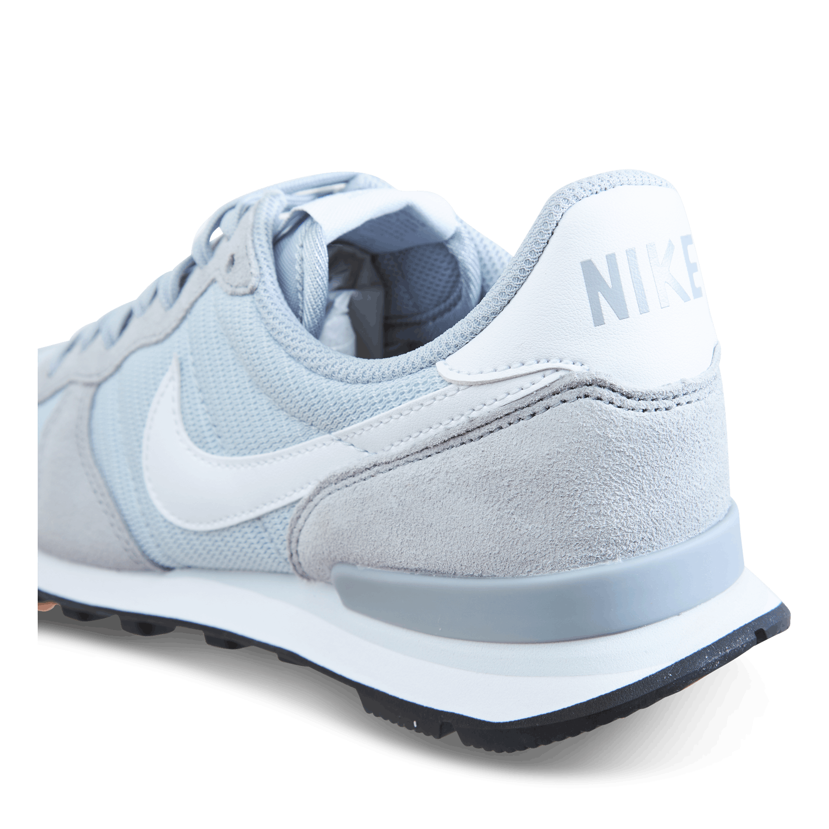 nike internationalist light silver