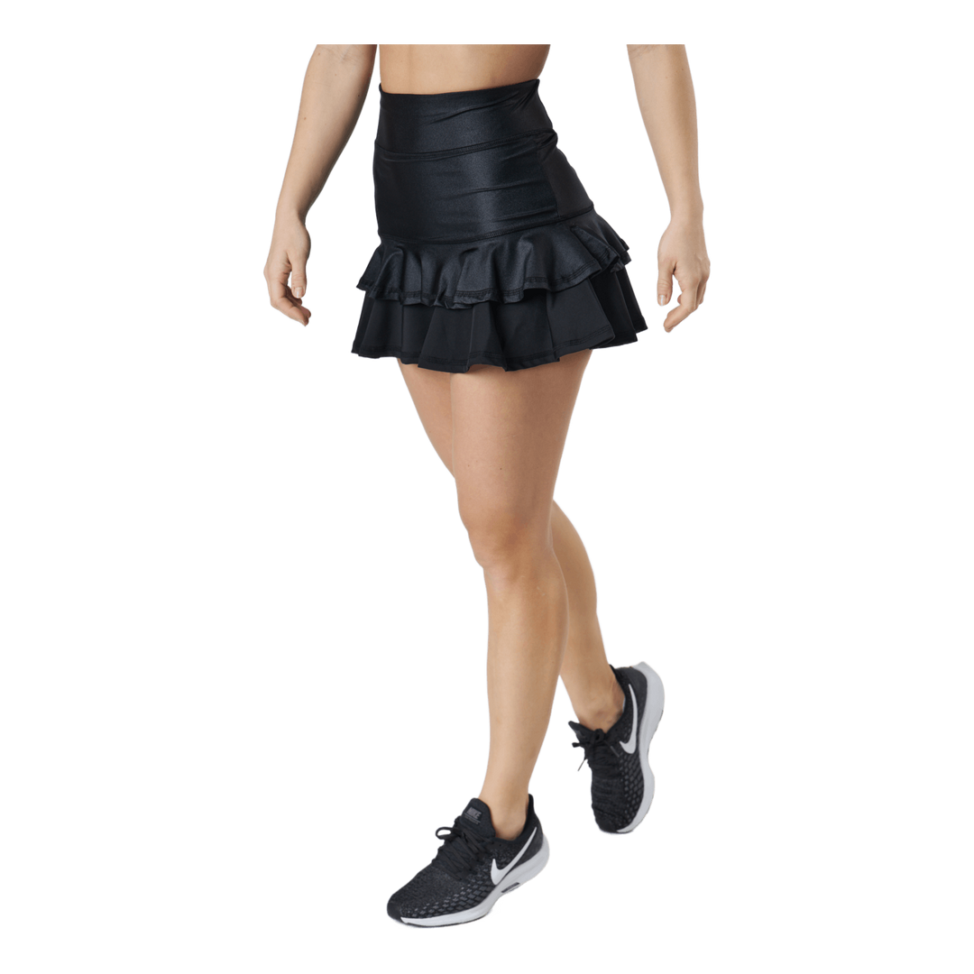 Frida Frill Skirt Black