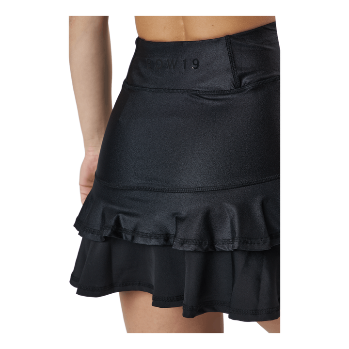 Frida Frill Skirt Black