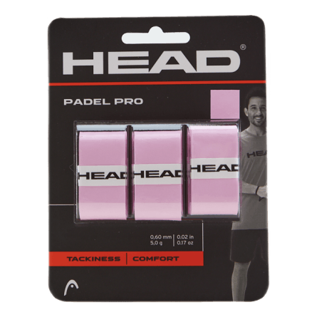 Padel Pro 3 Pcs Pack Pink