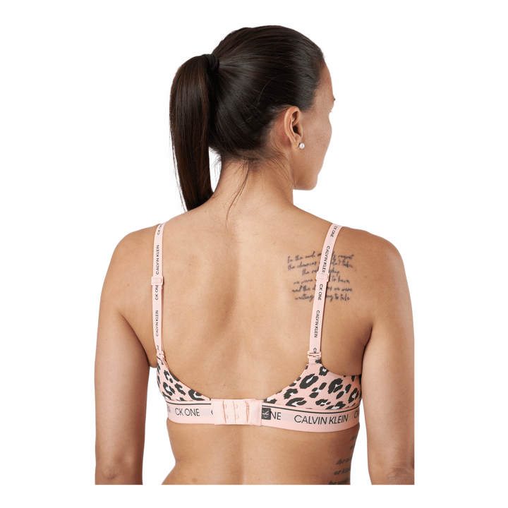 Light Lined Bralette Stephen Leopard Print_peach Me