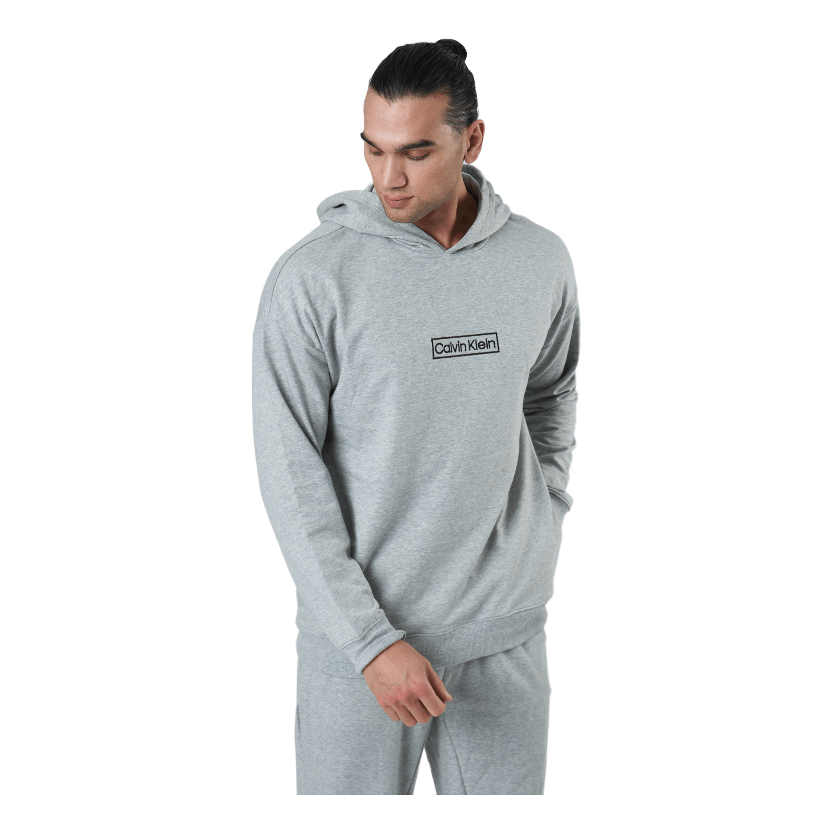 Mens grey calvin klein 2025 hoodie