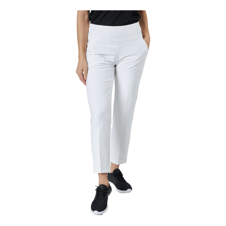 Pull-On Ankle Pants White