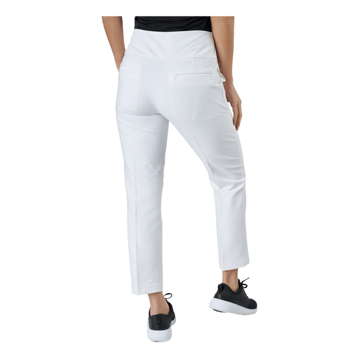 Pull-On Ankle Pants White