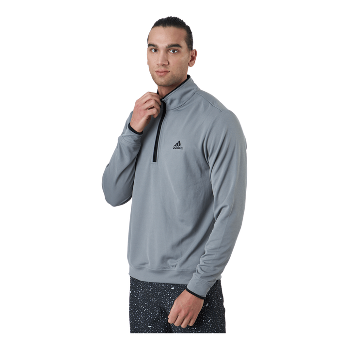 Quarter-Zip Sweatshirt Grey Three